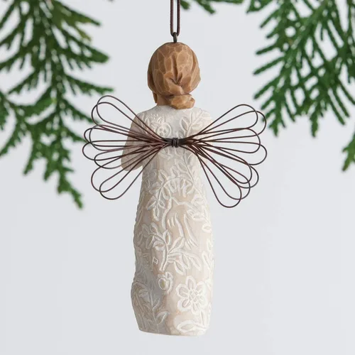 Miniatura 3 de Ángel de Recuerdo de Willow Tree (Piel más Clara) Adorno, Recuerdos... Guarda Cada uno con Seguridad en Tu Corazón, Un Regalo para Expresar