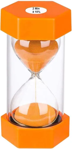 Miniatura 25 de SuLiao Temporizador de Arena de 30 Minutos: Reloj de Arena de Plástico de 30 Minutos, Extra Azul, Reloj de Arena Unificado, Temporizador de Arena