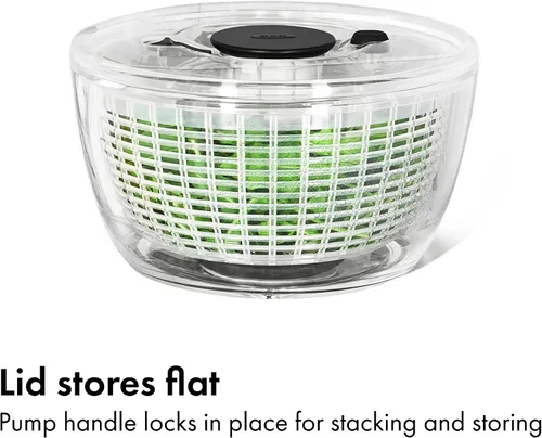 Miniatura 8 de OXO Good Grips Little Salad & Herb Spinner Pequeño