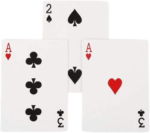 Miniatura 2 de Tres cartas Monte Magic Trick (espalda azul)
