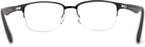 Miniatura 4 de SA106 Gafas de lectura progresivas rectangulares angostas de metal 3 focales para hombre