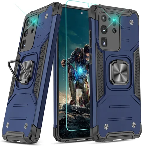 Miniatura 68 de YmhxcY Funda para Galaxy Note 8, funda para Galaxy Note 8 con protector de pantalla curvado 3D, fundas de grado armadura con soporte giratorio