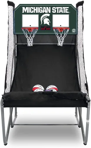 Miniatura 36 de Pop-A-Shot - Home Dual Shot with NCAA Graphics l Sensor Scoring l 16 Game Modes l 7 Balls l Foldable Storage l for All NCAA Fans
