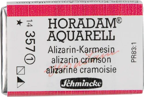 Miniatura 156 de Schmincke - HORADAM® AQUARELL - acuarelas de los mejores artistas, carmín permanente - 0.5 fl oz 353 carmín permanente