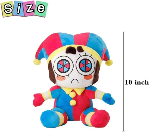 Miniatura 2 de SAJISP The Amazing Digital Circus Peluche, Regalo de Juguete de Peluches Pomni de 10.3", Linda Muñeca de Figura de Peluche para Niños y Adultos
