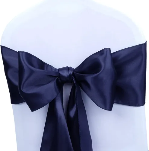 Miniatura 11 de Babenest Bandas de satén para silla, 50 lazos mejorados para silla, lazos para bodas, banquetes, fiestas, Pascua, Navidad, baby shower, decoración