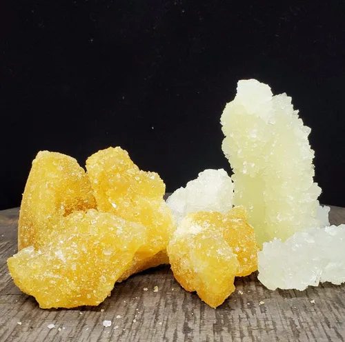 Miniatura 3 de Rock Sugar-Yellow Mama Wang's Pantry, peso neto: 7 onzas, azúcar de caña pura, fabricada en los Estados Unidos para Sweetner, Pho, cocina china, tés