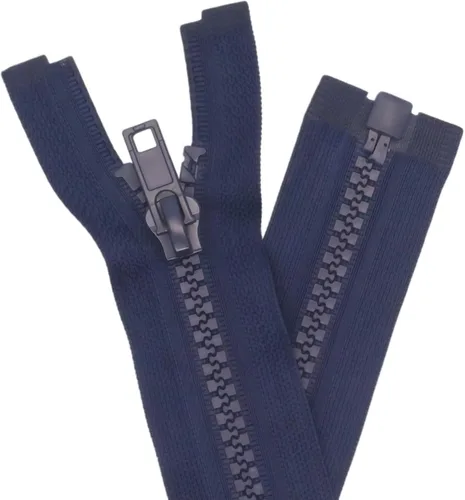 YaHoGa 2 cremalleras separadoras #5 de 25 pulgadas para chaquetas de costura, chaqueta de repuesto, cremalleras de plástico a granel (25 pulgadas,
