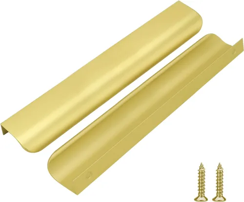 Miniatura 7 de Goldenwarm Paquete de 6 manijas de gabinete de cocina de 3 pulgadas, tiradores negros para armarios, tiradores de borde, accesorios de cocina negros