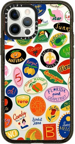 Miniatura 11 de Funda CASETiFY Impact Case para iPhone 12 / iPhone 12 Pro - Aries Moross - Sticker - Negro Transparente
