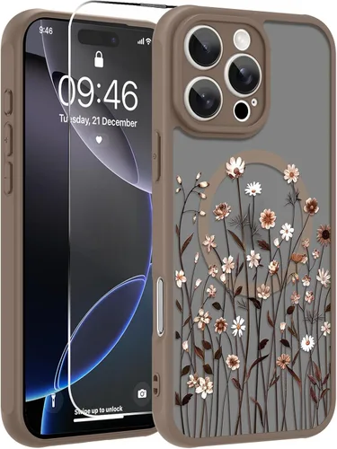 Miniatura 12 de OOK Funda magnética para iPhone 11 [compatible con MagSafe] Funda delgada mate translúcida negra para iPhone 11, funda protectora de lente de Negro