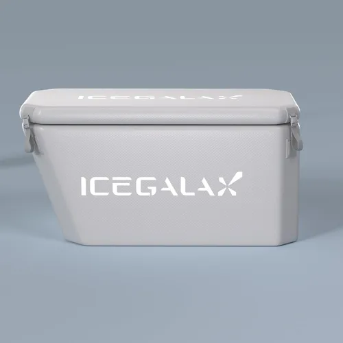 Miniatura 2 de Icegalax Bañera de hielo en ángulo, bañera de hielo portátil para atletas, recuperación de fitness, enfriador de agua, compatible con bañera de Gris
