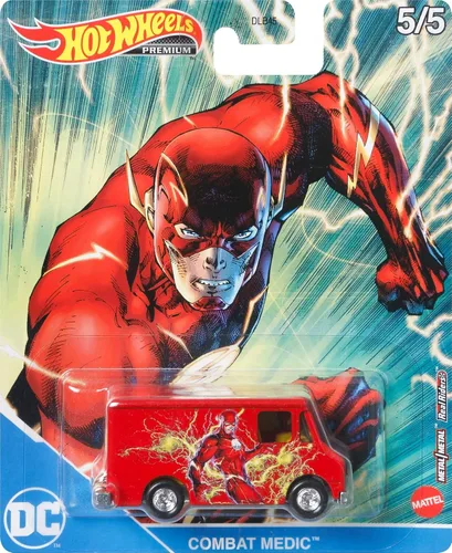 Miniatura 4 de Hot Wheels Combat Medic - Vehículo a escala 1:64 para niños de 3 años en adelante y coleccionistas de autos de juguete clásicos, con nuevos castings