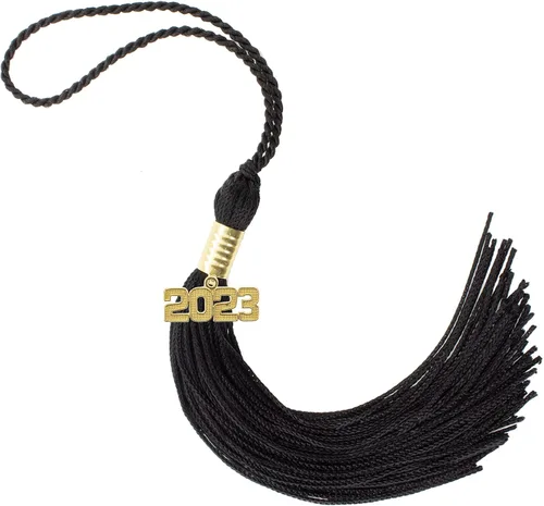 Miniatura 628 de Borla de graduación Aqua 2022, todos los colores escolares disponibles, fabricada en Estados Unidos