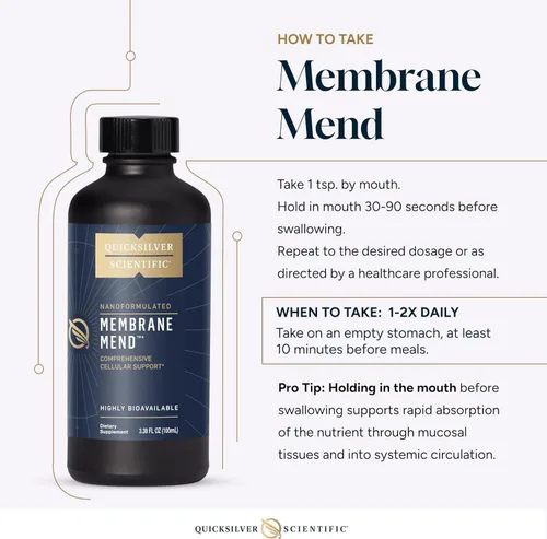 Miniatura 6 de Quicksilver Scientific Membrane Mend - Apoyo al envejecimiento cerebral, celular y saludable con fosfatidilcolina (PC), vitamina E tocotrienoles
