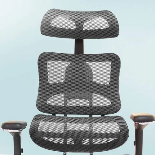 Miniatura 5 de Silla de oficina, silla de oficina, silla de malla ergonómica, silla de computadora, silla de escritorio, silla de respaldo alto, con reposacabezas