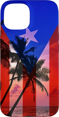 Miniatura 6 de iPhone 11 Tropical Ocean Vibes Bandera de Puerto Rico - Funda del Orgullo Puertorriqueño