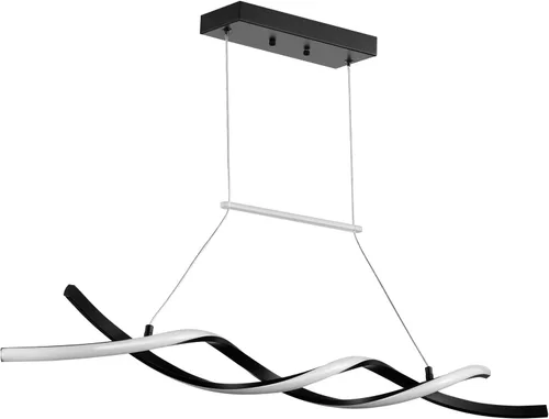 Miniatura 20 de VEVOR Candelabro de 6 Luces, Candelabro de Metal Estilo Granja, Altura Ajustable, Lámpara Colgante de Comedor para Techos, Candelabro Moderno