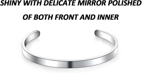 Miniatura 4 de Enhome jujube - Brazalete de plata para mujer diseño de bandera estadounidense