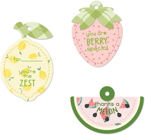Miniatura 3 de Lawn Fawn LF3171 Tiny Tags Sayings: Fruit 2X3 Clear Stamp Set