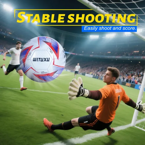 Miniatura 8 de Balón de fútbol tamaño 5 con bomba y aguja, fútbol profesional oficial para entrenamiento y juegos, desinflado para facilitar el inflado, regalo