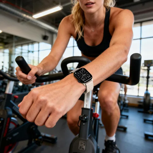 Miniatura 9 de BXUXOHS - Bandas deportivas magnéticas para Apple Watch de 40mm, 38mm, 41mm, 42mm, 44mm, 45mm, 46mm, iWatch para mujeres y hombres, correa