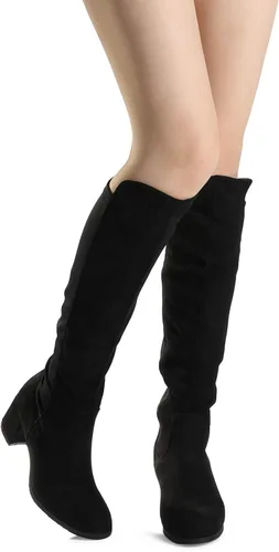 Miniatura 5 de DREAM PAIRS Botas a la rodilla, de tacón alto, para mujer