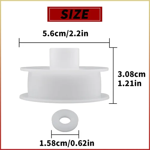 Miniatura 2 de WE12X81 - Pieza de repuesto para rueda de polea tensora de secadora compatible con secadores GE