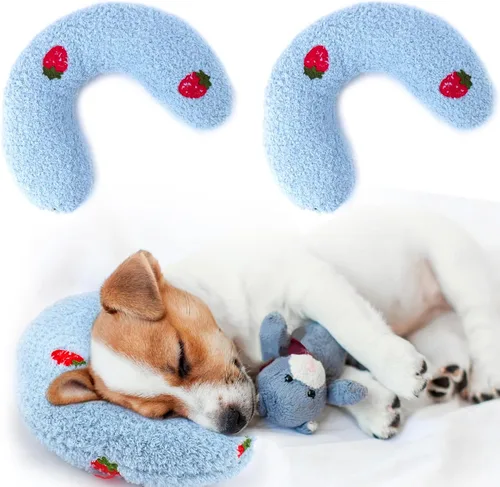 Miniatura 12 de Almohada para Perros Mity Rain, Almohada de Alivio de la Ansiedad para Perros, Almohada Ultra Suave de Alta Densidad Calmante para Alivio de Azul