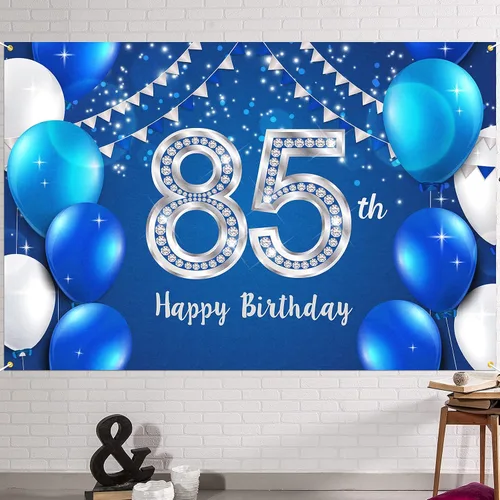 Miniatura 35 de HAMIGAR Fondo de pancarta de feliz cumpleaños número 10 de 6 x 4 pies, decoraciones de cumpleaños de 10 años, suministros de fiesta para niñas