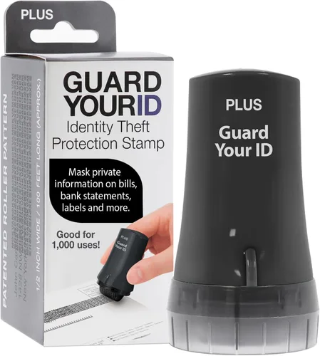 Miniatura 14 de Guard Your ID Advanced Roller 2.0 - Sello de seguridad para prevención de robo de identidad, color azul