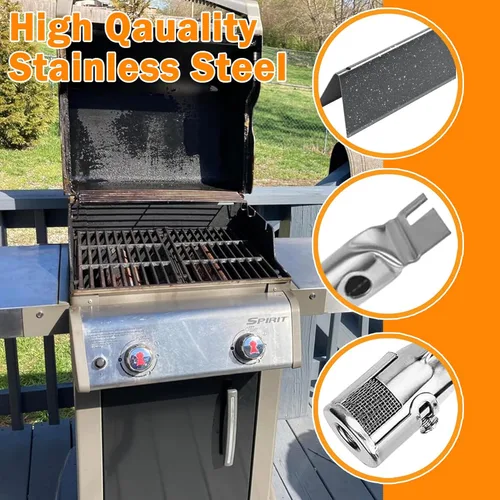 Miniatura 6 de SafBbcue Kits de piezas de parrilla para Weber Genesis Silver A Spirit 200, Spirit 500/520/530/500 LX Series Parrillas de gas con paneles de control