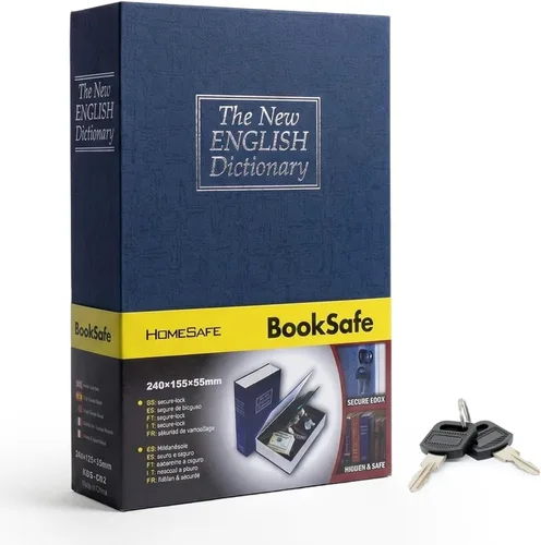Miniatura 10 de SEPOX® Twins Caja Fuerte con Forma de Libro, Caja de Seguridad con Cerradura de Combinación Premium - Segura para Dormitorio y Versátil - Cubierta