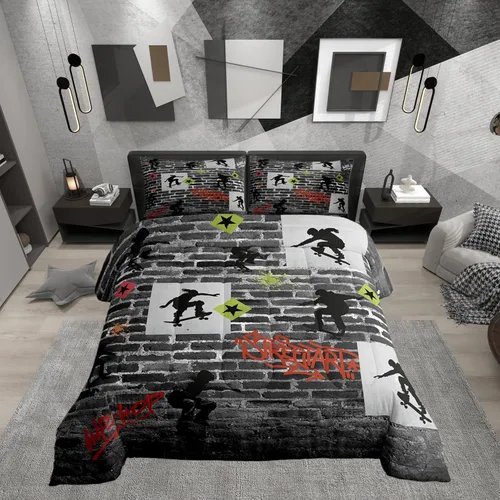 Miniatura 13 de Juego de edredón de béisbol en 3D para niños, tamaño twin, juego de ropa de cama para niños amantes de los deportes de juegos de pelota, decoración