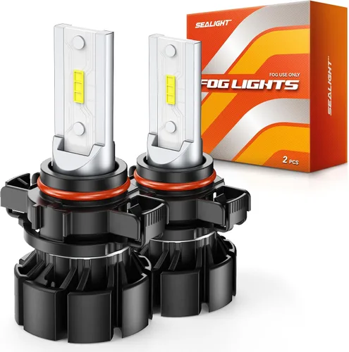 Miniatura 18 de SEALIGHT Bombillas LED antiniebla 9145 H10 Bule, 13,000 LM 6500K blanco frío H10, tamaño 1:1 9040 9140 9145 bombillas LED antiniebla