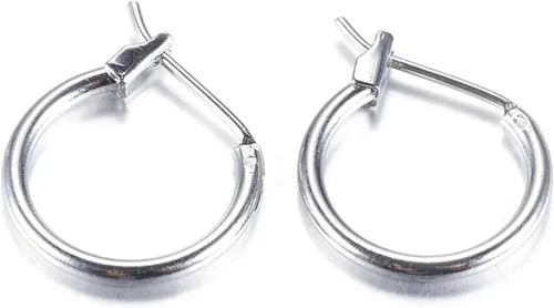 Miniatura 12 de Craftdady Aretes de aro chapados en oro de 14 quilates, 12 pares de aretes de aro de latón con múltiples bucles, círculo, lágrima, flor, palanca