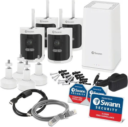 Miniatura 6 de Kit de seguridad inalámbrico AllSecure650™ 2K con 4 cámaras sin cables y NVR Power Hub
