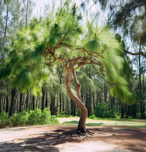 Miniatura 3 de Casuarina equisetifolia (Beach Sheoak, pino australiano) Semillas de árbol, valiosas para la construcción, leña y producción de carbón, semillas