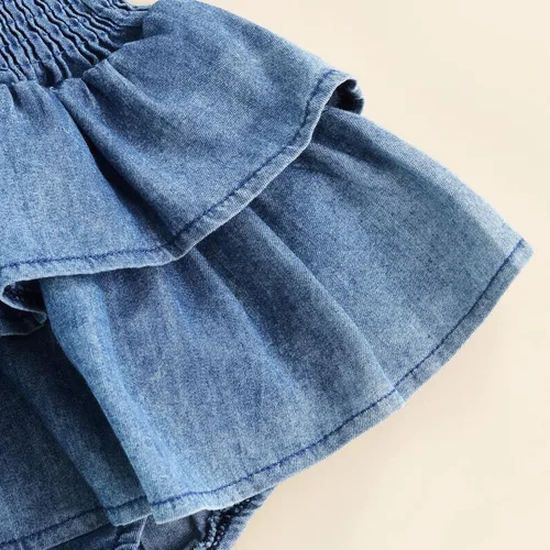 Miniatura 6 de Louatui Conjunto de ropa para bebé recién nacida con calabaza, Halloween, conjunto de ropa de tutú con volantes, mameluco de algodón con diadema