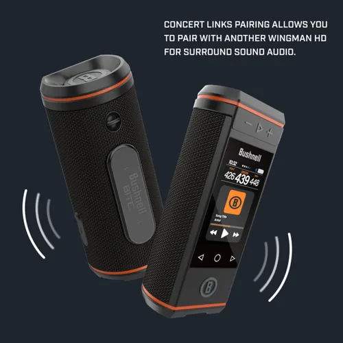 Miniatura 8 de Bushnell Golf Wingman HD - Altavoz GPS con pantalla táctil a color, audible y visual frontal/centro/trasero con potente audio de 360 grados