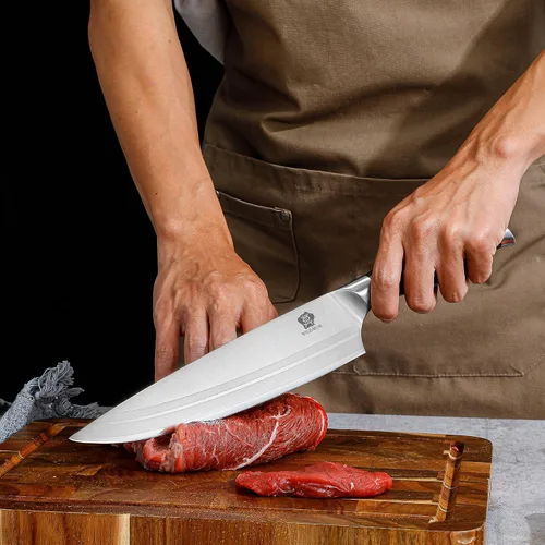 Miniatura 8 de WILDMOK Juego de bloque de cuchillos de cocina, juego de 17 piezas con bloque de madera, juegos de cuchillos de cocina de acero alemán con picador