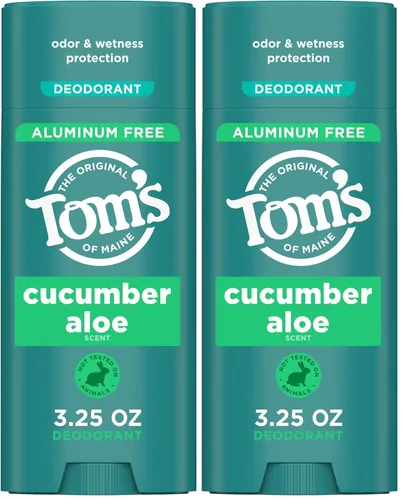 Miniatura 10 de Tom's of Maine Desodorante natural sin aluminio de coco y mango para mujeres y hombres, se pone transparente, protección contra olores y humedad