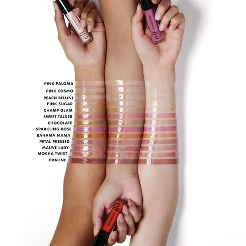 Miniatura 3 de e.l.f. Brillo de labios con efecto voluminizador, color transparente de alto brillo, hidrata y crea labios más llenos con vitamina E, vegano y sin