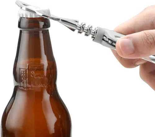 Miniatura 6 de shengshi Abridor de botellas de vino Sacacorchos de ala premium de aleación de zinc Abridor de botellas de vino con abrelatas