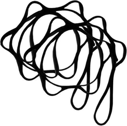 Miniatura 9 de 2 piezas ajustables antigravedad crisantemo swing volador elástico cuerda escalada cadenas margaritas extensión yoga cinturón colgante Negro