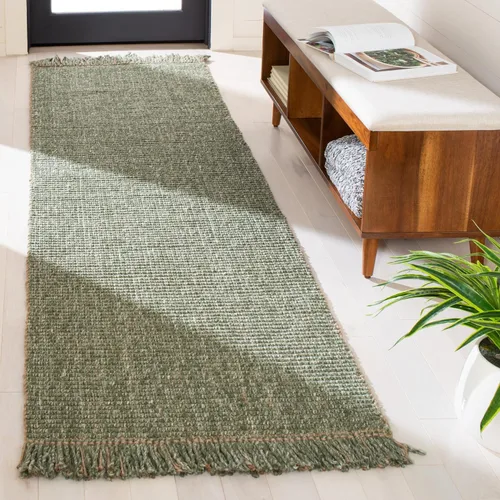 Miniatura 9 de SAFAVIEH Natural Fiber Collection - Alfombra decorativa de 2 x 3 pies, carbón y natural, yute tejido a mano, ideal para zonas de alto tráfico
