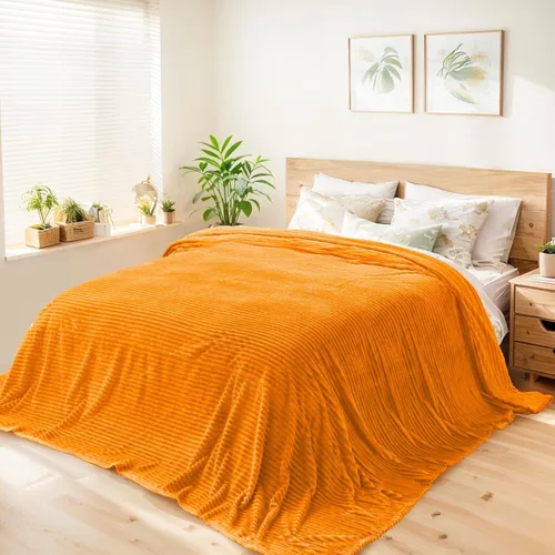 Miniatura 14 de Vessia - Manta de forro polar de franela (50x70 pulgadas), manta 3D de jacquard negra, esponjosa y cálida para sofá, sillón, cama, silla, 300GSM