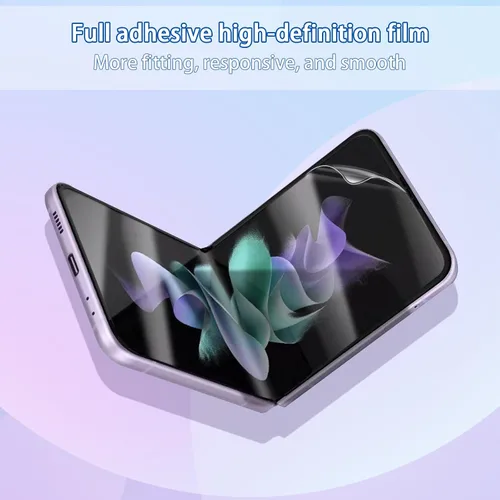 Miniatura 3 de Compatible con Motorola Razr 2024/Razr 2025 (juego combinado de 3 piezas) Película de coagulación de agua de alta definición
