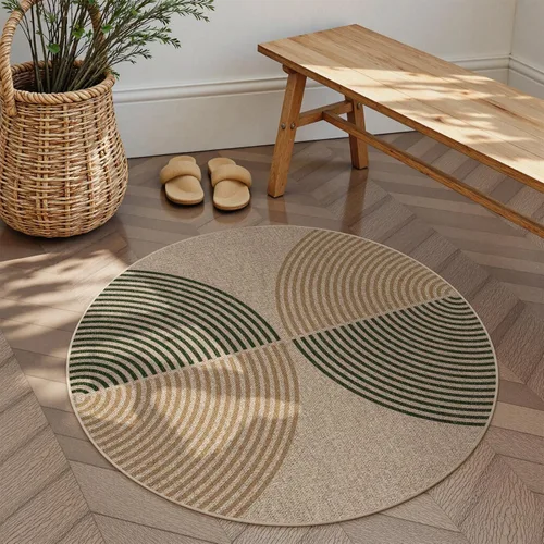 Miniatura 23 de Alfombra Moderna de Yute Fácil de Limpiar Arcoíris Lahome, 2x6 Alfombra de Pasillo Lavable para Cocina, Alfombras de Pasillo para Pasillos, Alfombra