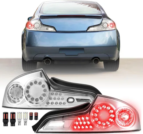 Miniatura 10 de USR 03-13 G35 G37 2Puertas Coupe Convertible Módulo de Cable de Activación LED de Freno y Señales de Giro (Izquierda + Derecha) Compatible con 03-13